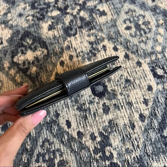 Chanel Black caviar Compact Wallet - Picture 8 of 14